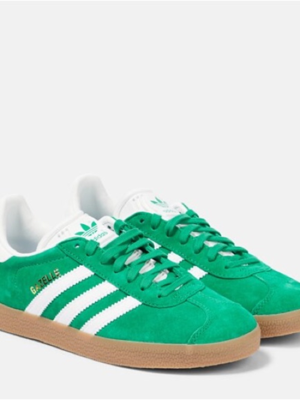 Adidas Gazelle Green Suede Sneakers